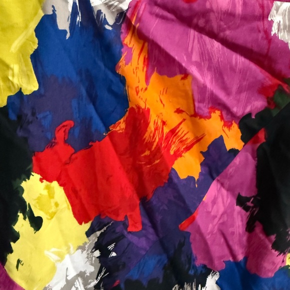 Kate Spade Saturday Abstract Paint Print Top – Multicolor, Size XL - Picture 2 of 5